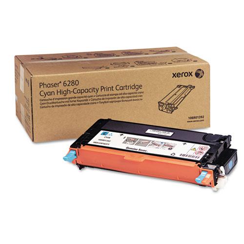 Original Xerox 106R01392 High-Yield Toner, 5900 Page-Yield, Cyan