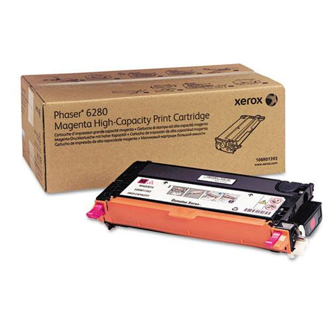 Original Xerox 106R01393 High-Yield Toner, 5900 Page-Yield, Magenta