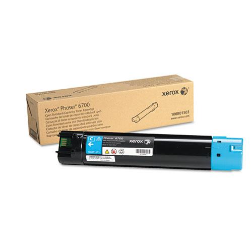 Original Xerox 106R01503 Toner, 5,000 Page Yield, Cyan