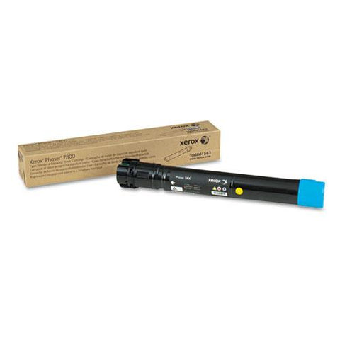 Original Xerox 106R01563 High-Yield Toner, 6000 Page-Yield, Cyan