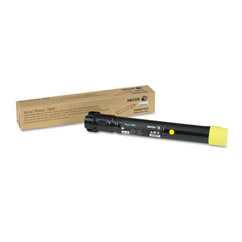 Original Xerox 106R01568 High-Yield Toner, 17200 Page-Yield, Yellow