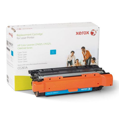 Original Xerox 106R02217 Replacement Toner for CE261A (648A), Cyan