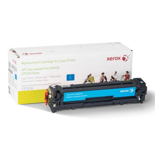 Original Xerox 106R02223 Replacement Toner for CE321A (128A), Cyan