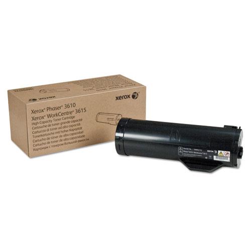 Original Xerox 106R02722 High-Capacity Toner, 14100 Page-Yield, Black