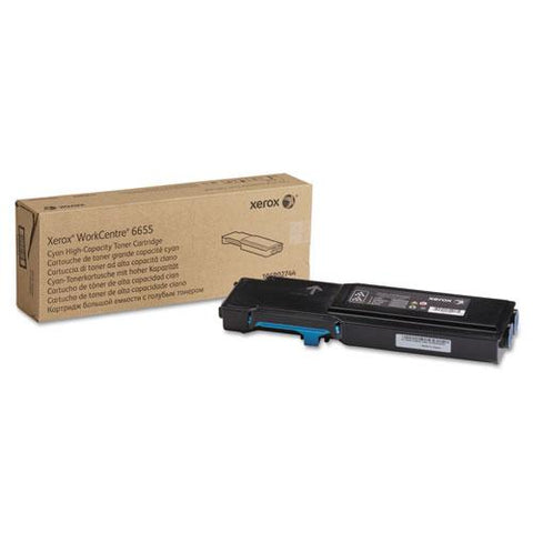 Original Xerox 106R02744 Toner, 7500 Page-Yield, Cyan