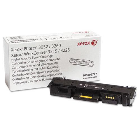 Original Xerox 106R02777 High-Capacity Toner, 3000 Page-Yield, Black