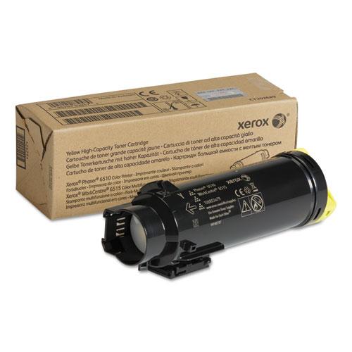 Original Xerox 106R03479 High-Yield Toner, 2400 Page-Yield, Yellow