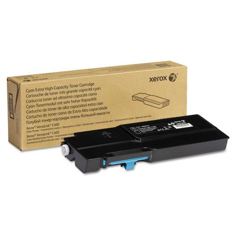 Original Xerox 106R03526 Extra High-Yield Toner, 8000 Page-Yield, Cyan