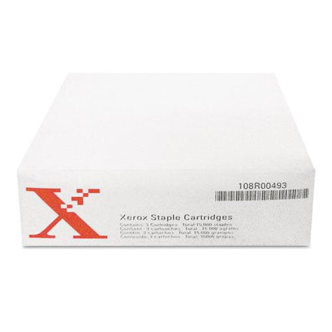 Original Xerox Staples for Xerox WORKCENTRE PRO245/M45/232/Others, 3 Cartridges, 15,000 Staples