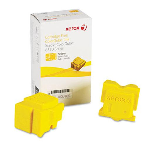 Original Xerox 108R00928 Solid Ink Stick, Yellow, 2/Box